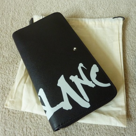 MONT BLANC Sartorial Saffiano Leather Logo Wallet - Picture 9 of 14